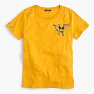 J Crew beaded Gemini Tee